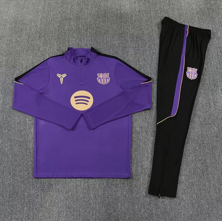 AAA Quality Barcelona 26/27 Tracksuit - Purple